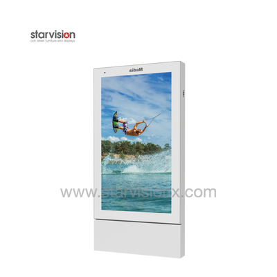 Anti Vandalism 3000nits 4G Android Outdoor LCD Digital Display for Metro Station