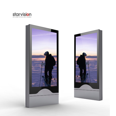 High Resolution 700nits Stand Commercial Grade Digital Indoor Display for Metro Station