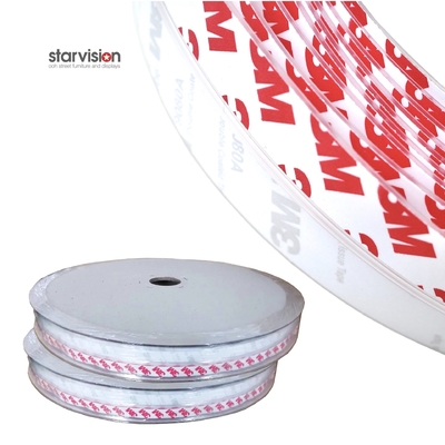 poly Material 3M Poster Zipper Tape For Advertising Scrolling Billboard