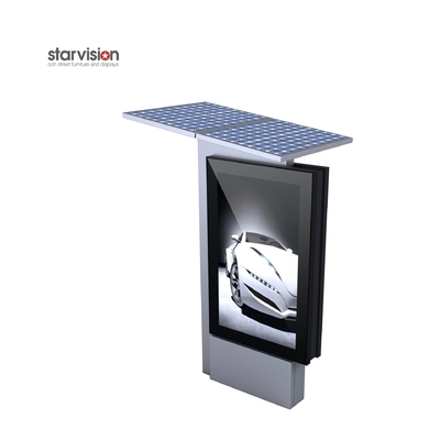 1 Years Warranty 80W Solar Powered Led Display Floor Standing Light Box