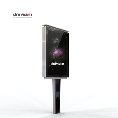 Outdoor 1185*1750mm Scrolling Poster Display / CE Advertising Board Mockup