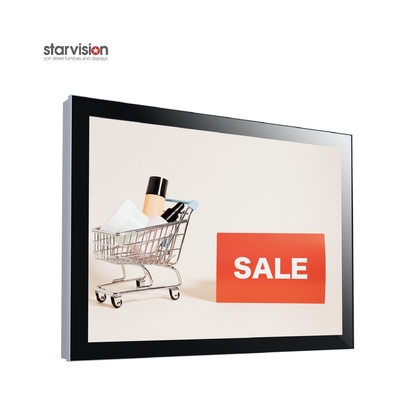 Wall Mount IP55 80w LED Light Box Advertising Displays For Metro Station