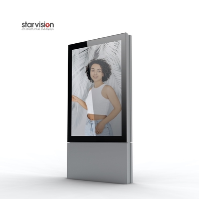 300mm Stand Free Standing Light Box Displays , 6 Sheet Outdoor Advertising Mockup