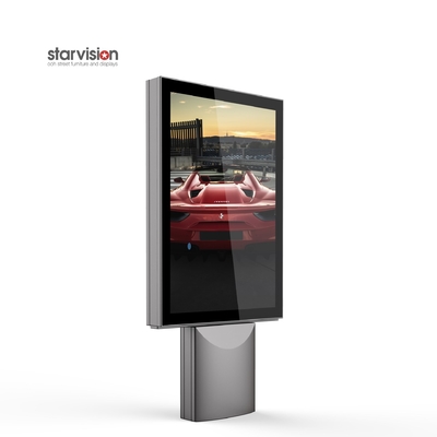 Floor Stand 5000nits Outdoor LED Totem With 3840HZ High Refreshing