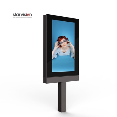 75 Inch 2500nits 3840X2160 Outdoor Lcd Digital Signage RAL Color