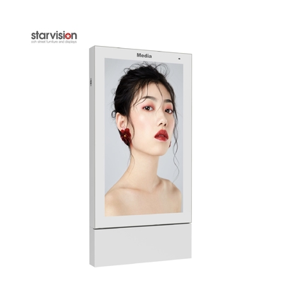 400W 75in Floor Stand Digital Signage Sunlight Readable 2500nits