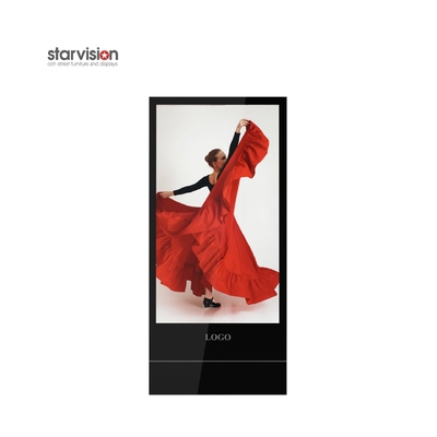 3840x2160 700nits Floor Standing Lcd Screen AR Coating For Metro Station