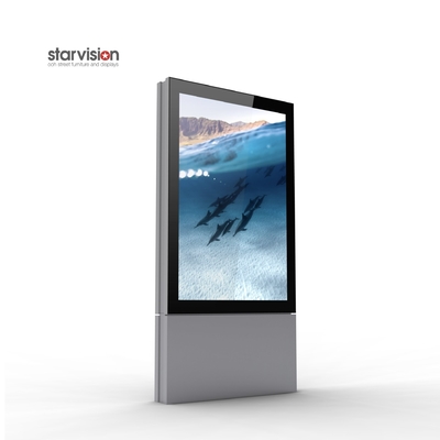3840x2160 AR Coating Standalone Advertising Display 250W For Air Port
