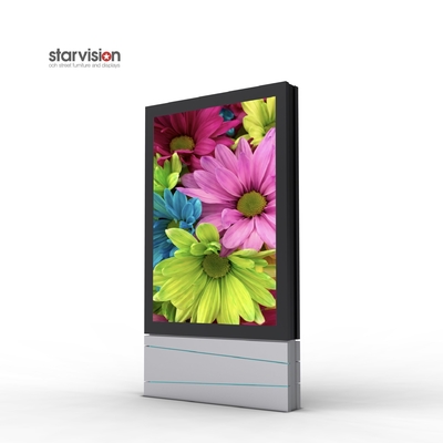 P3 Outdoor LED Totem 2 Square Meters Advertising Display For City Center