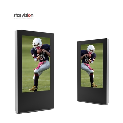 Indoor Digital Signage LCD Advertising Display Ultra Thin High Definition 3840X1920