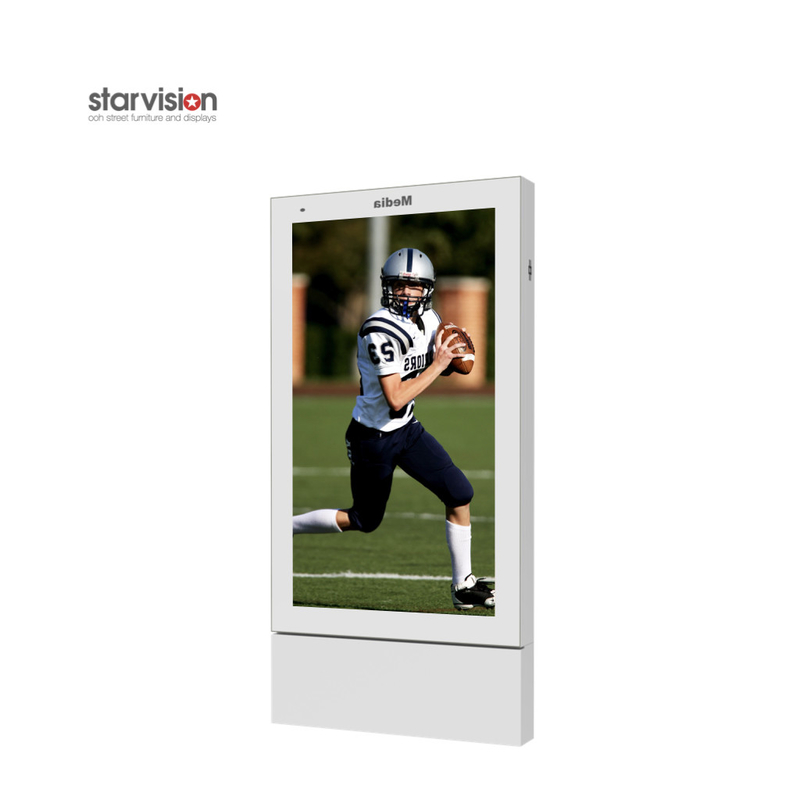 65inch Outdoor LCD Digital Signage Displays 4K Ultra HD Weather Proof